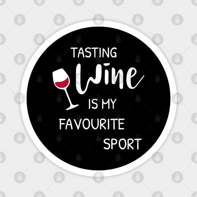 Tasting Wine Magnet by katelein